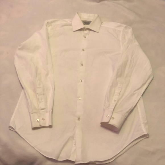 Calvin Klein Other - Calvin Klein White Men slim fit dress shirt